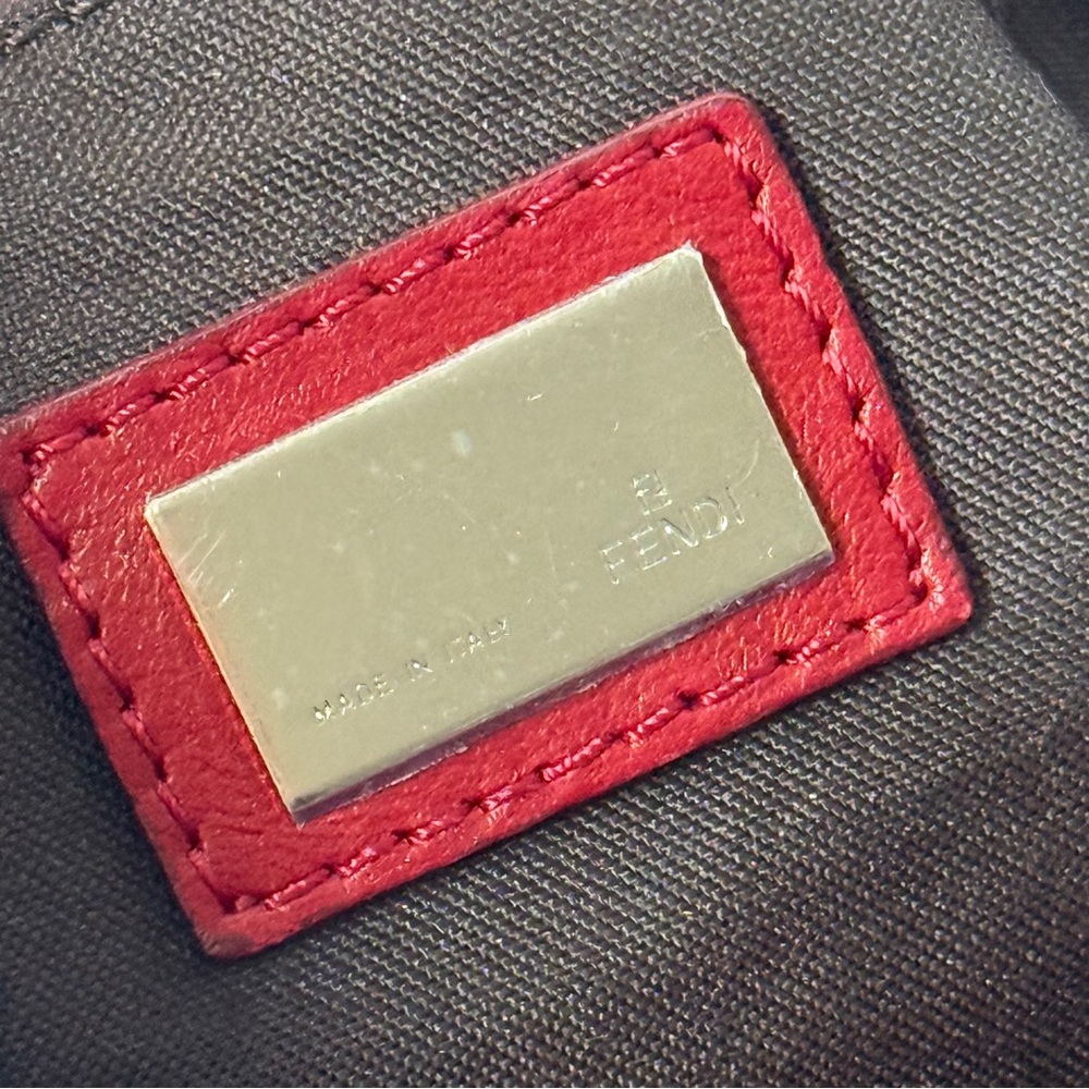 Fendi Zucca Vanity Mirror Clutch Tobacco Pink - Picture 9 of 13